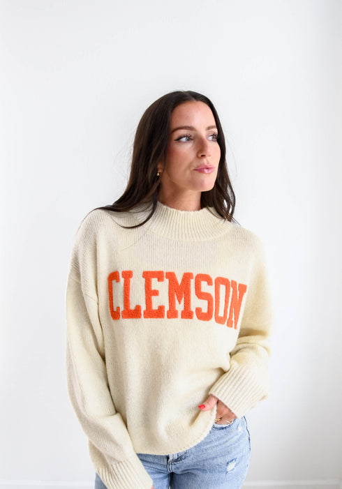 Clemson Varsity Turtleneck Sweater